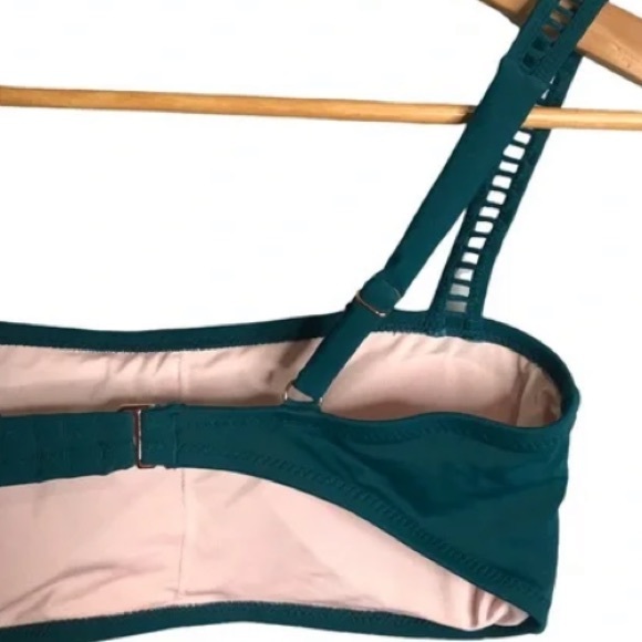 Shade & Shore | Deep teal bikini top swimwear - Picture 3 of 11